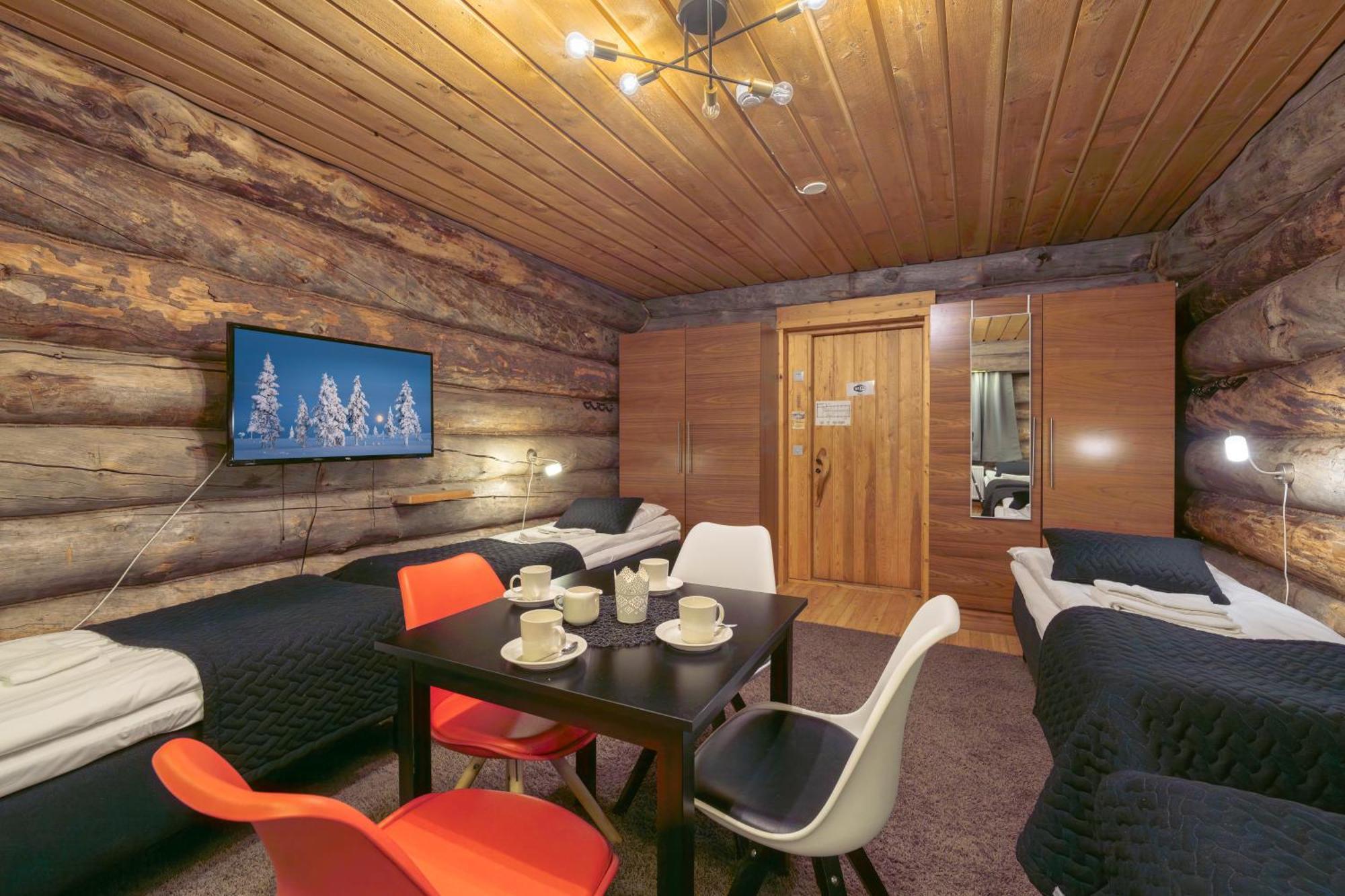 Kuukkeli Log Houses Aurora Resort Saariselkä Værelse billede