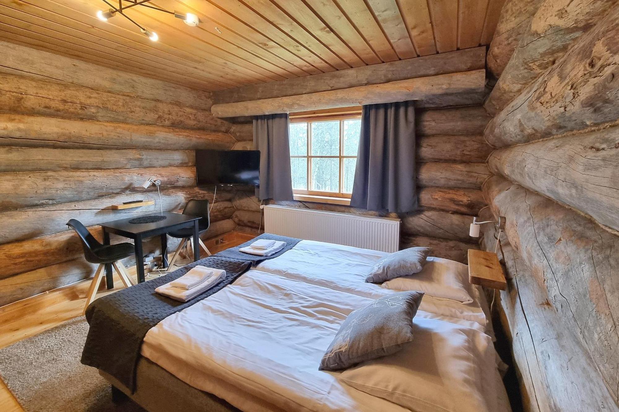 Kuukkeli Log Houses Aurora Resort Saariselkä Værelse billede