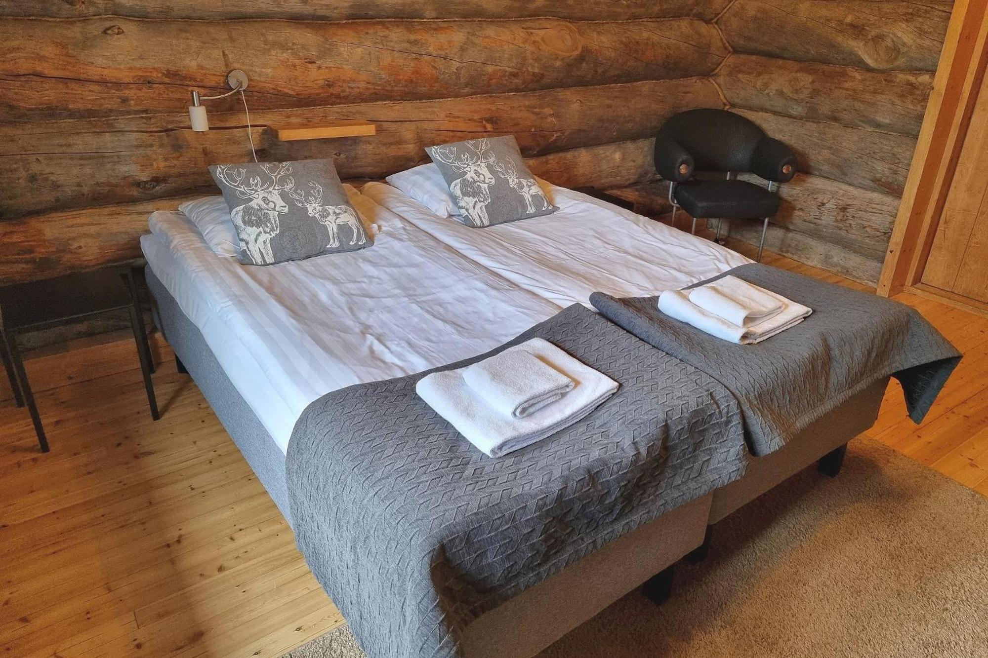 Kuukkeli Log Houses Aurora Resort Saariselkä Værelse billede