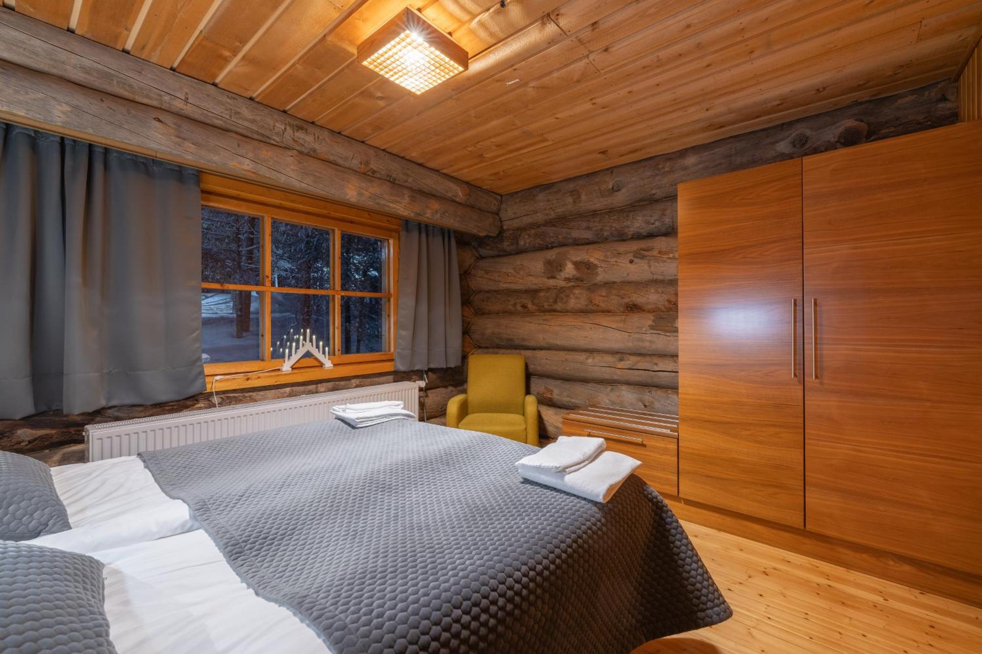 Kuukkeli Log Houses Aurora Resort Saariselkä Værelse billede